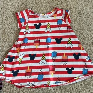 Hanna Andersson x Disney Mickey Treats Summer Swing Dress Size US3 90 cm
